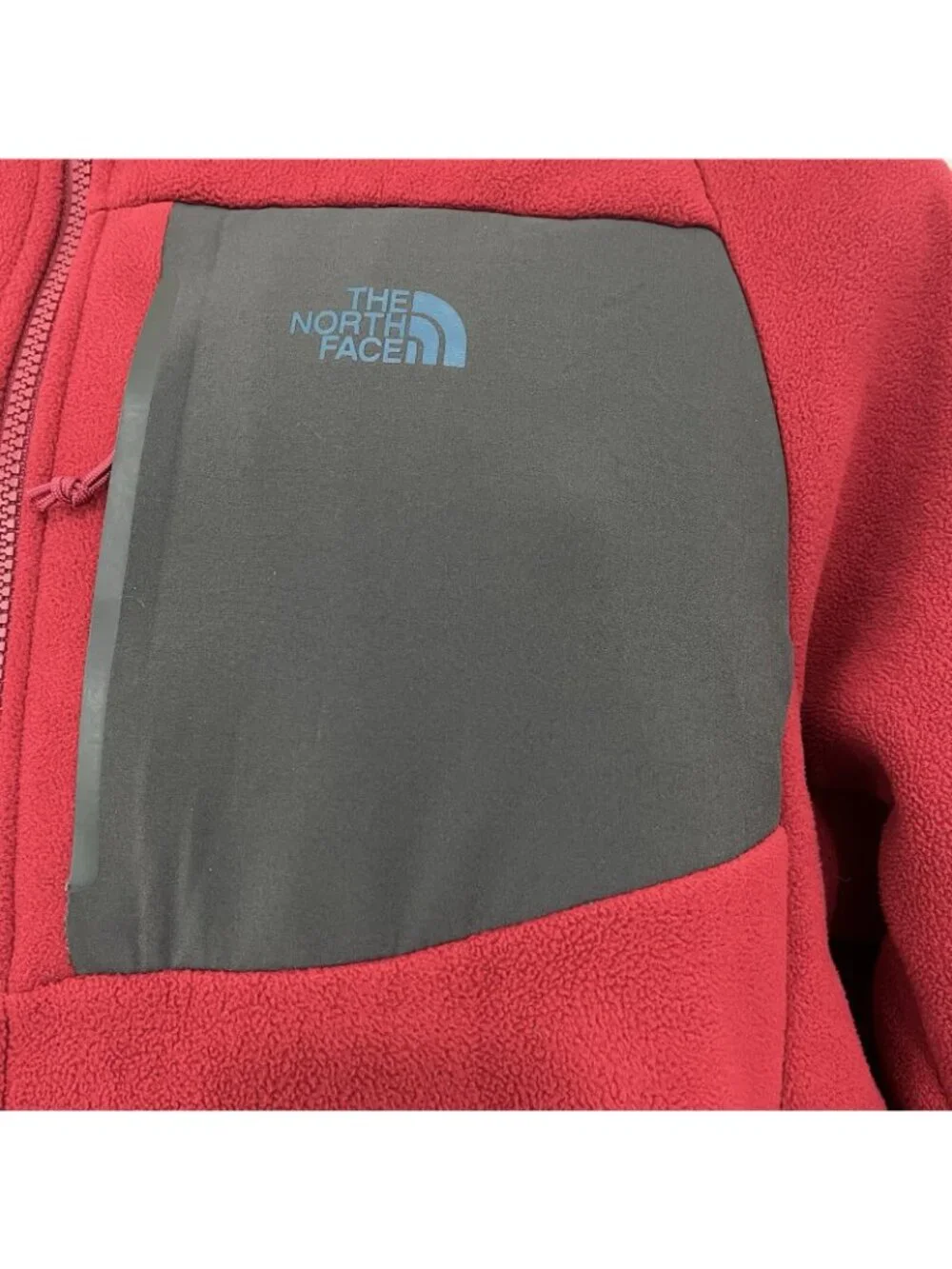 The North Face Red Sherpa Lined Chimborazo Zipper Front Jacket
